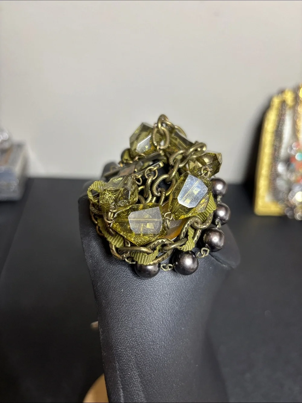 Layered Multi Media Women's Bracelet - Multi-Strand Fashion Jewelry